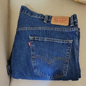 Levi's Men's 550 Dark Blue Straight Jeans